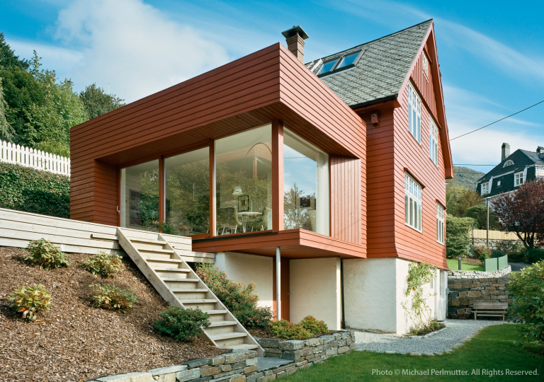 Tilbygg til bolig fra 1960, Villa Halvorsen Hansen. Arkitekt Saunders Architecture. Foto: Michael Perlmutte