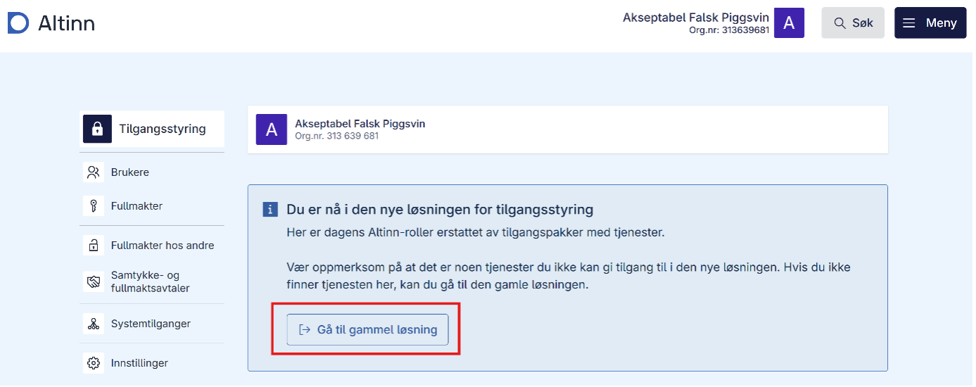 Beskriver steg 3 i prosessen for å autentisere brukere i Altinn