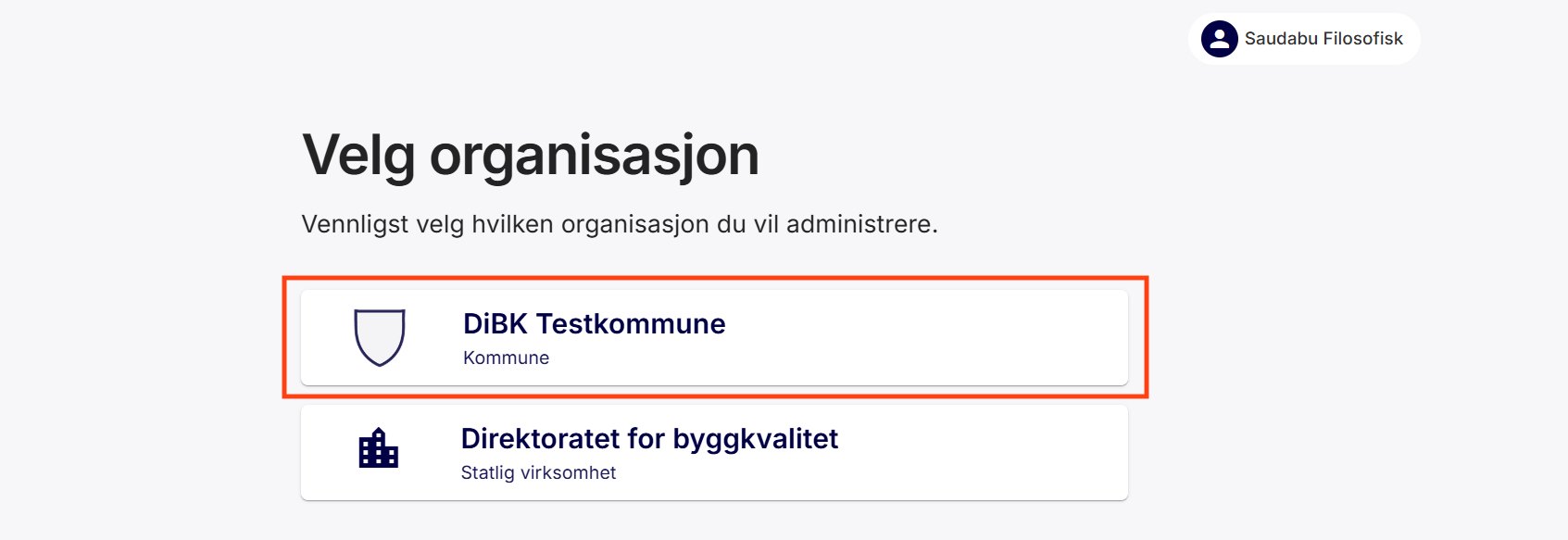 Steg 3 i prosessen med å gi kommunen tilgang
