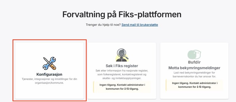 Steg 2 i prosessen med å gi kommunen tilgang