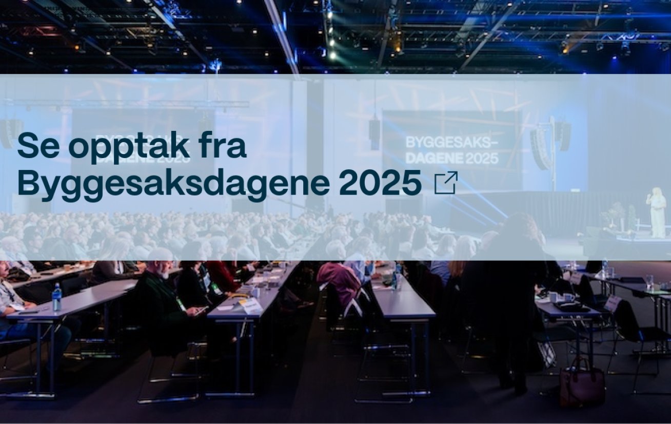 Opptak Byggesaksdagene 2025