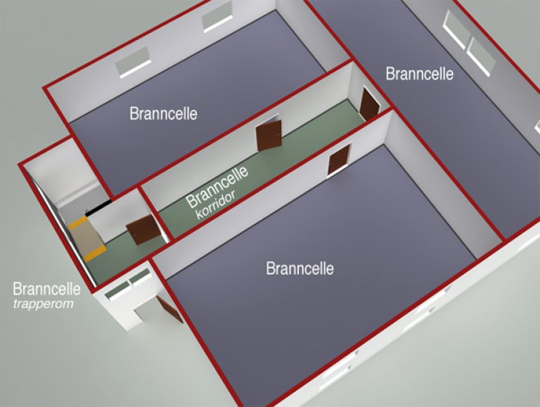 § 11-8 Figur 1: Byggverk må deles opp i hensiktsmessige brannceller. § 11-8 Figur 1: Byggverk må deles opp i hensiktsmessige brannceller.