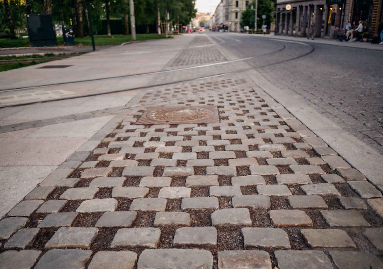 Detalj fra Thorvald Meyers gate i Oslo