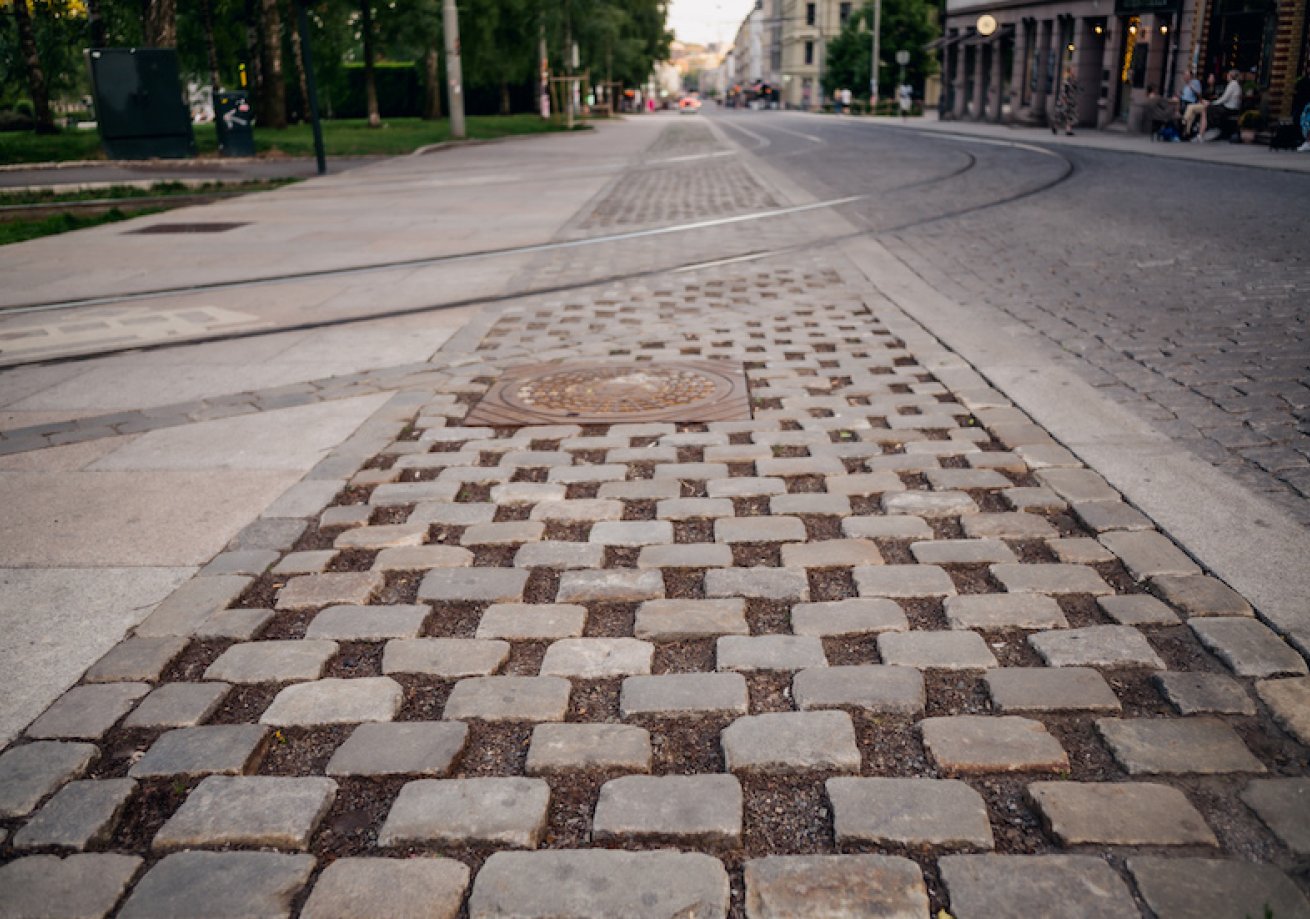 Detalj fra Thorvald Meyers gate i Oslo